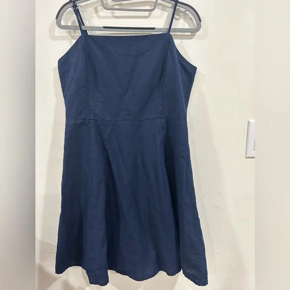 GAP cotton poplin cami midi dress size M - Picture 2 of 4